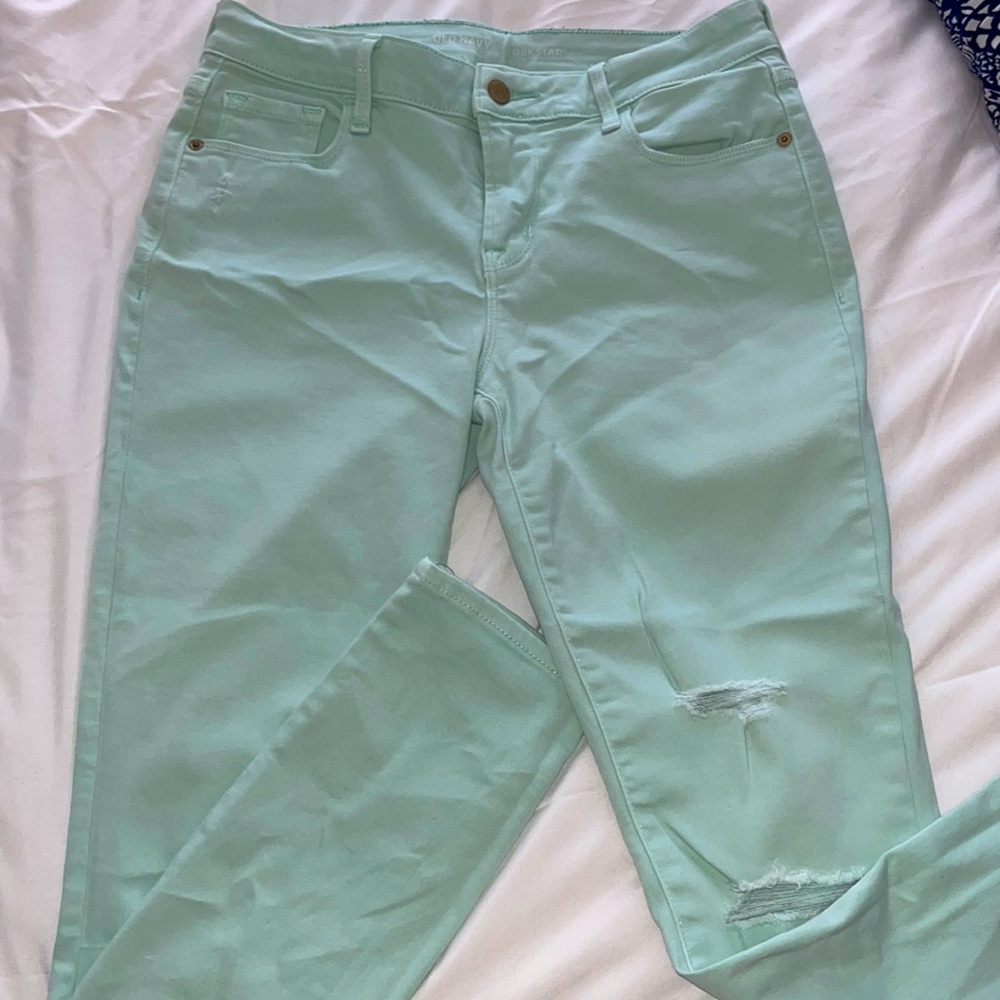 Women’s Old Navy Sea-foam Rockstar Skinny Jeans